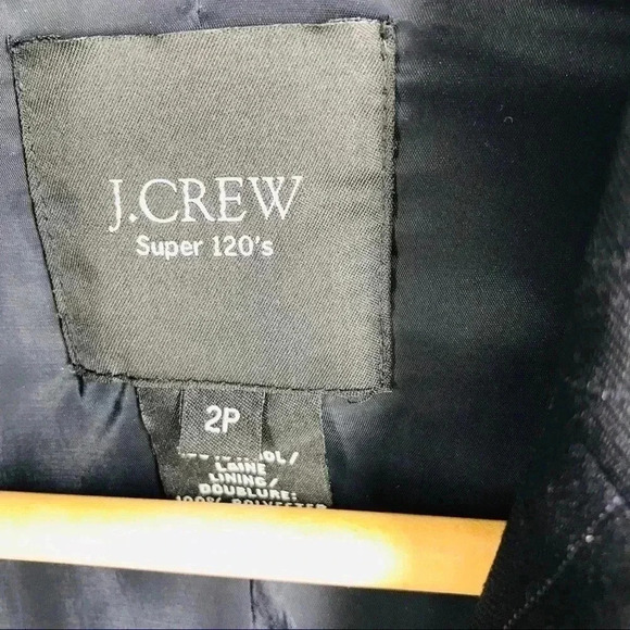 J. Crew Super 120s Navy pinstripe blazer - Picture 4 of 6